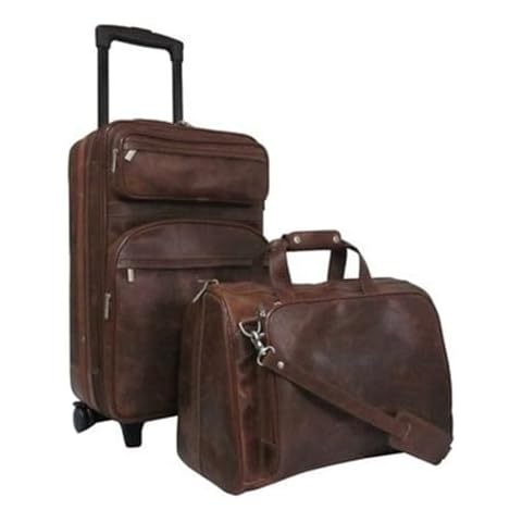 HomeStock Leather Luggage Set Cover