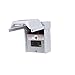 SIEMENS WN2060GFCI 60 Outdoor Non-Fusible Pullout AC Disconnect with 15 Amp GFCI Receptacle, Gray