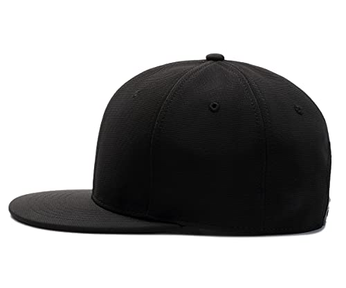 Image of Quanhaigou Snapback Hat for Men Women,Hip Hop Style Colorful Flat Bill Hats Teens Adjustable Baseball Cap