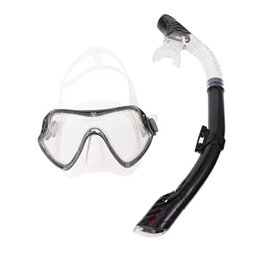Masque de plongée à fixation rapide Hemobllo et jupe silicone étanche grand confort