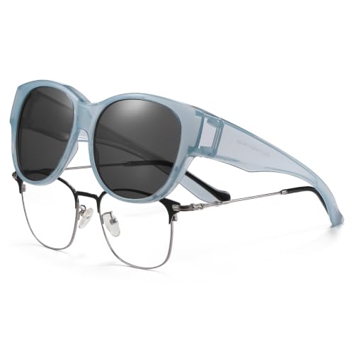 Image of HAOLOTA Fit Over Glasses Sunglasses for Women Polarized