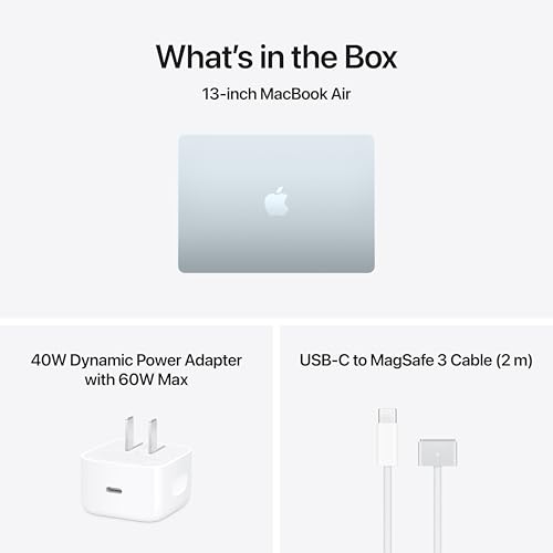 Apple 2026 MacBook Air 13-inch Laptop with M5 chip: Built for AI, 13.6-inch Liquid Retina Display, 16GB Unified Memory, 512GB SSD, 12MP Center Stage Camera, Touch ID, Wi-Fi 7; Sky Blue - image 9