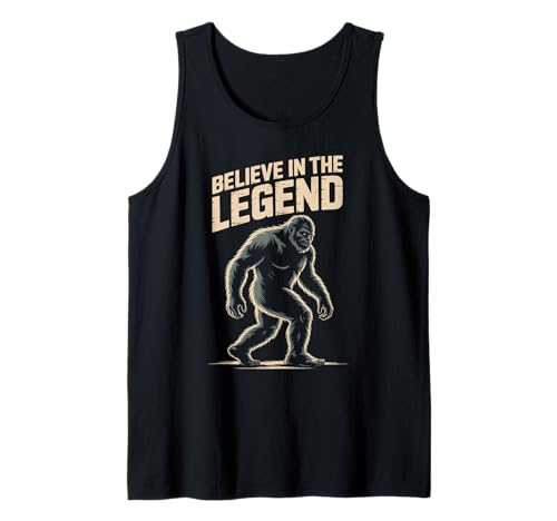Glaube an die Legende Bigfoot Sasquatch Cryptid Folklore Tank Top