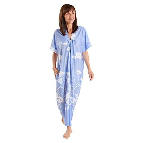 Fashion Friendly Long Lilac Kaftan with Zip Cover