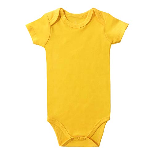 ROMPERINBOX Yellow Baby Bodysuit