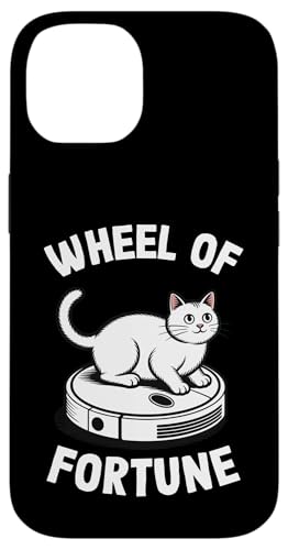 Wheel Of Fortune Robot Aspirapolvere Divertente Gatto Custodia per iPhone 14