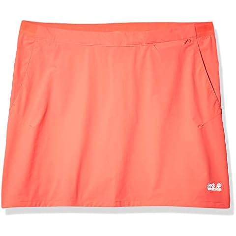 Jack Wolfskin Women's Hilltop Trail Skort in Tulip Red Cover