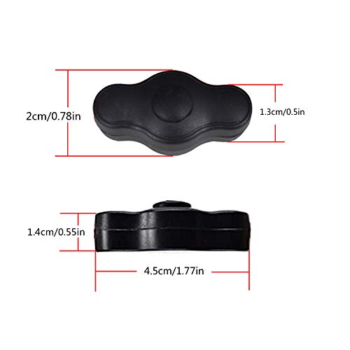 Nbwdy 12V Waterproof Push-Button On-Off Switch With Quick Connector Works Great For Led Accent Lighting On Motorcycles, Cars, Trucks, Atvs, Golf Carts, Etc. Completely Cut Off The Power. #TOP3