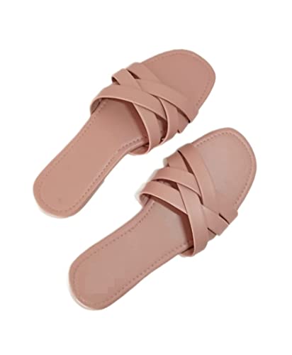 Image of Nowry Women Stylish Flats Fashion Sandal For Party & Wedding /Casual Flat Sandals For Women's & Girls