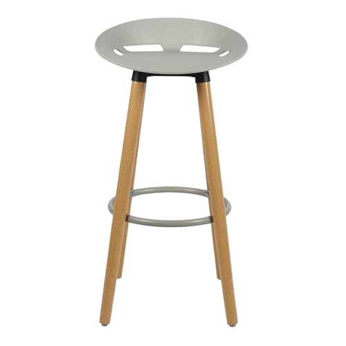 Image of Creative Fix Bar Stool for Living Rooms, Dining Rooms, Lobby, Reception, Waiting Rooms and banquets. | (Pack of 2) (Grey)