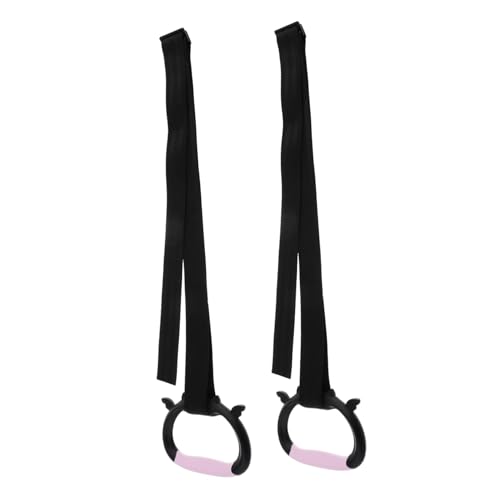 Beatifufu Kids Fitness Gymnastics Ring Set 1.5m Baby Pull up Ring for Bed Toddler Exercise Assistant