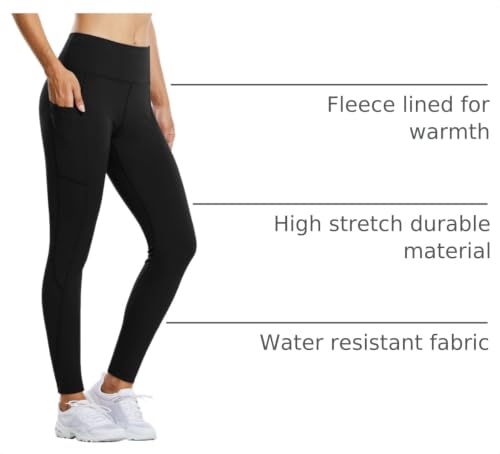 Image of baleaf Women's Fleece Lined Leggings Thermal Warm Winter Tights