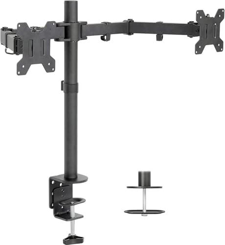 Image of HP EliteDisplay E32k G5 32 inch 4K UHD LCD IPS Monitor 2-Pack Bundle with Full Dock, Built-in Speakers & Desk Mount Dual Stand