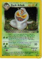 Pokemon Dark Arbok Team Rocket Holo 60 Hp 2 82 Card Toy