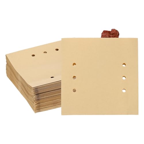 Sacs à sandwich en papier anti-miettes PATIKIL 23x18cm pour emballer proprement vos repas
