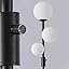 3 Globe Dimmable Black 3 Globe Dimmable Black