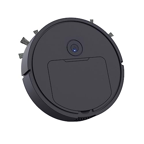 Robot Aspirapolvere e Mop Cleaner 200Kpa Aspirazione Basso Rumore per Pet Hair Home nero, 21 x 21 x 5 cm