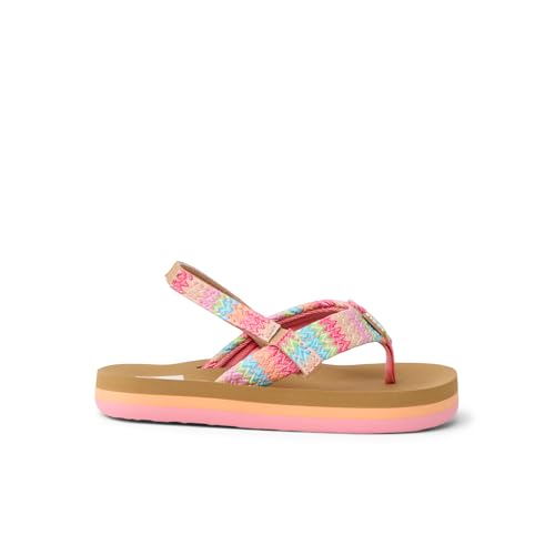 Image of REEF Girls Toddler /Little Kid Ahi Beach Flip Flop, Soft Cushion Footbed, Water Friendly