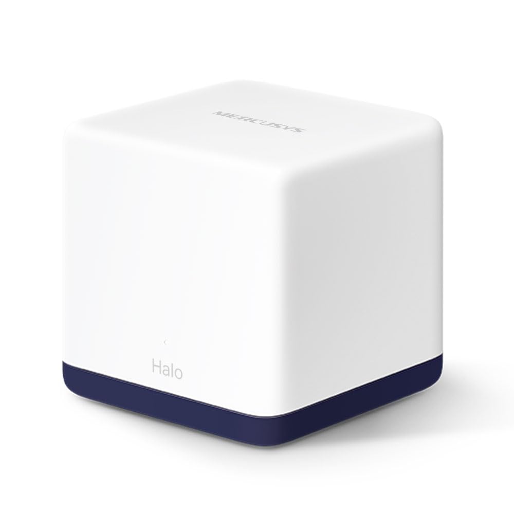 MERCUSYS WiFi Mesh Double Bande AC1900, 3 Ports Ethernet Gigabit, Mode routeur et Point d'accès, 1 pièce, Mercusys Halo H50G (1-Pack)