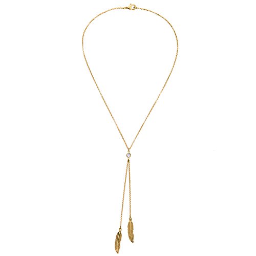 Scrox 1x Alliage de Mode Collier Femme Simple Pendentif Feuille Longue Cadeau d'anniversaire de Noël Cadeau Fille
