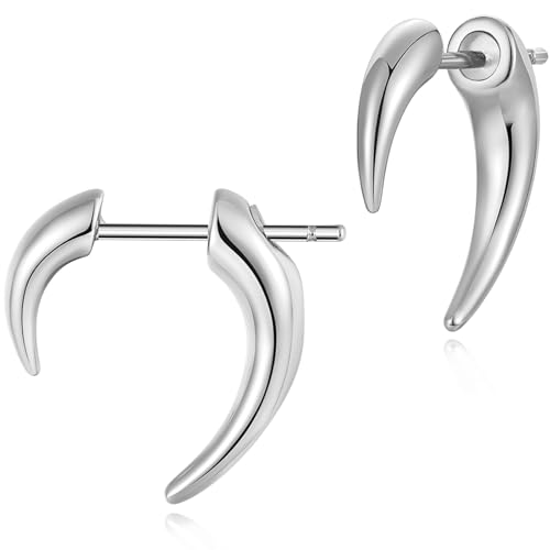 REELMAR Gothic Claw Earrings for Women Men Fake Gauges Earrings