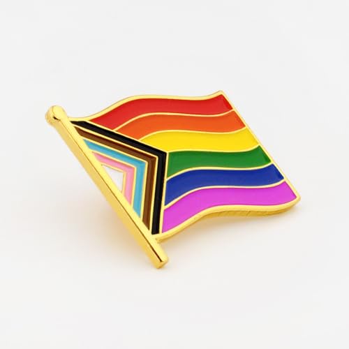 Image of PinMart Gay Pride LGBT Enamel Lapel Pin