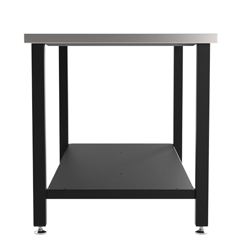 Image of Diversified Spaces Fabrication Prep Table,60x30x36,with Shelf