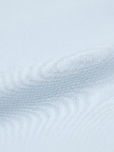 Image of The Souled Store: Marine Men and Boys Full Sleeves Hooded Neck Light Blue Solid Cotton Blend Premium Heavy Fleece Oversized Pullover Hoodie