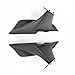 WQSM 2019 2020 2021 CBR650R Ailes De Carénage Aileron Revêtement D'habillage Moto Aile Protecteur Vent Carénage Ailes pour Honda CBR650R Moto Pièces (Color : Matte Black)