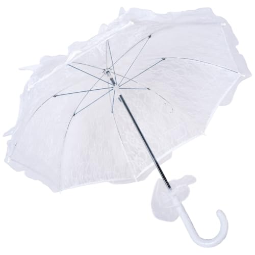 P'tit Clown - 24297 - Ombrelle en dentelle - Ø 50cm - blanc
