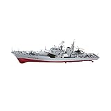 LIEFERUMFANG: 1x RC Zerstörer, 1x RC Fernbedienung, 1x Anbauteile, 1x 7,2 V 600 mAh NiMh Akku für das Schiff, 1x USB Ladekabel, Batterien für Fernbedienung nicht enthalten