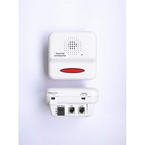 HQteleCOM.com Auto Hang-Up Phone Box with Loud Ring, Visual Alert & Failsafe Call Timer