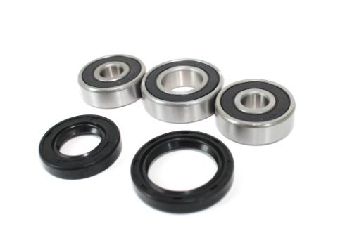 BossBearing Rear Wheel Bearings and Seals Kit for Yamaha PW80 1990 1991 1992 1993 1994 1995 1996