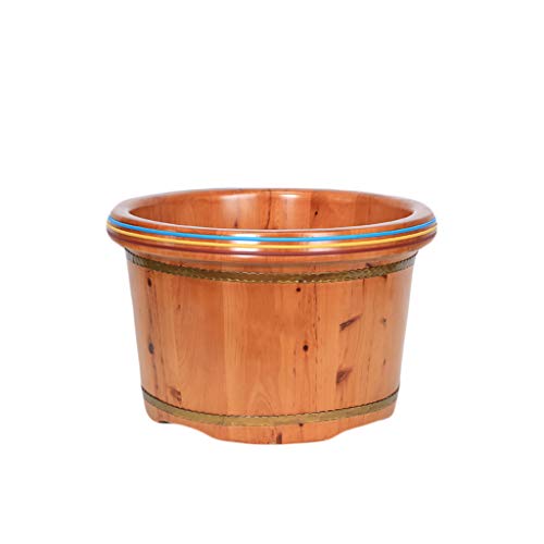 Barril de baño de pies de madera para pedicura