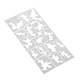 モデル ペイント テンプレート 迷彩 パターン ステンシル 彫刻 迷