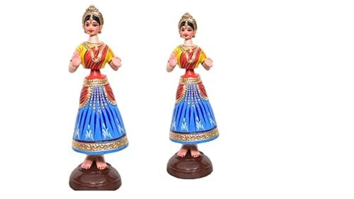 Hastshilp Paper Mache Iconic Dancing Doll: Set of 2: Showpiece/Gift Item (B0CLLG8MF2) Amazon Price History, Amazon Price Tracker