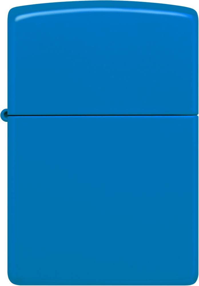 Zippo Sky Blue Matte Classic Pocket Lighter-picture-10