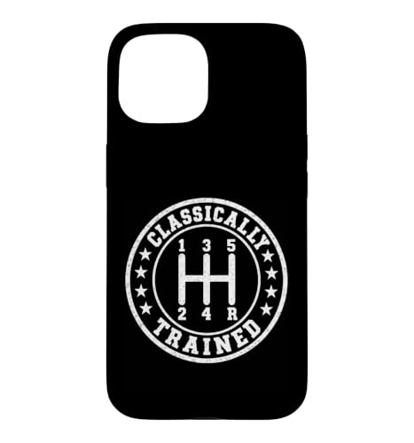 Classically Trained Manual Transmission Stick Shift Car Guy �X�}�z�P�[�X iPhone 15 �p