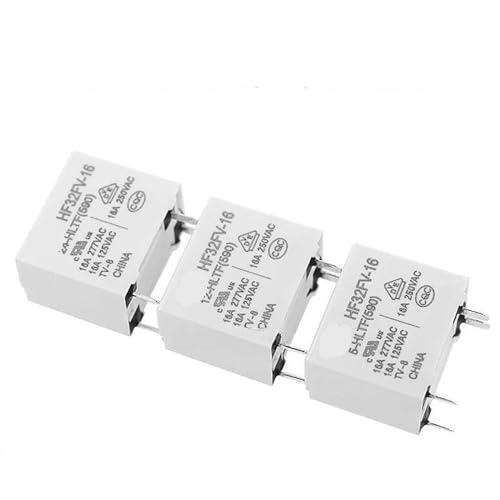 Relé HF32FV-16-5-HLTF de 4 pines y 16A para control de potencia