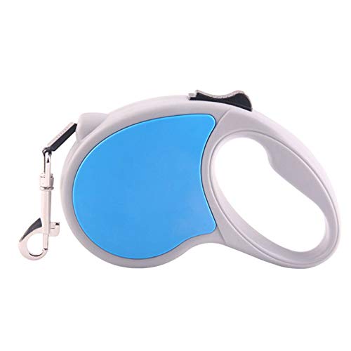 WSX 1PC 3/5M Pet Leash Dog Automatic Retractable Tractor Dog Chain Portable Traction Rope Adjustable For Small Medium Dog Pet Supplies (3M,Blue)