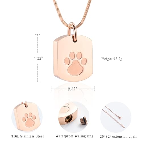 Personalized Ash Necklace for Dog - Image 2