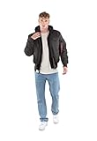 ALPHA INDUSTRIES Herren MA-1 D-Tec Jacke, Black Olive, L