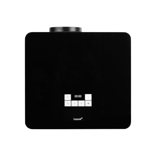 Image of Livpure Dyce 60 cm | Wall Mounted | Ductless | 1650 m /hr Suction | BLDC Motor | 5 Stage Activated Carbon Filter|Touch & Gesture Control|Low Noise|10 Years Motor + 2 Years Comprehensive Warranty|Black