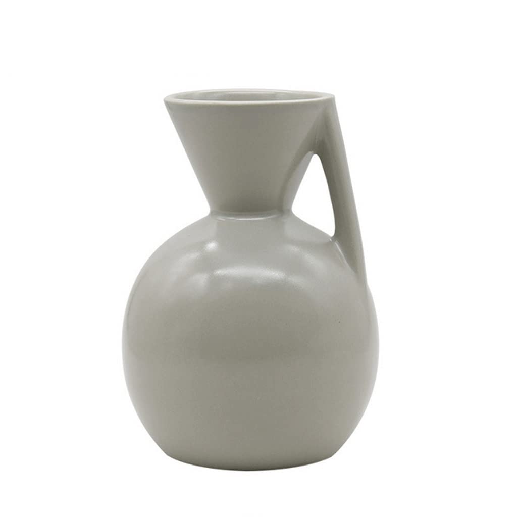 FXJ Ceramic Vase Decoration Home Living RooDining Tabletop Vases Flower Shop Cake Room Flower Vase