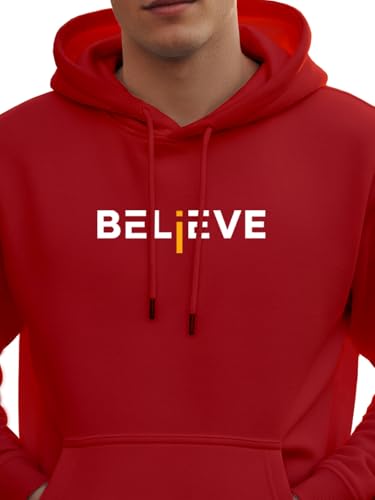 Image of XENOVAURBAN Hoodie for Men /Women | Unisex fit Cotton Fleece Hooded Sweatshirt - BEL1