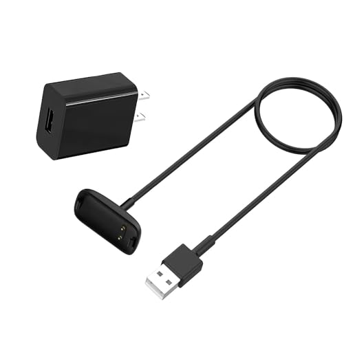Inspire 3 Charger Charging Cable Wall Plug Charger Compatible with Fitbit Inspire 3 SmartWatch Charger