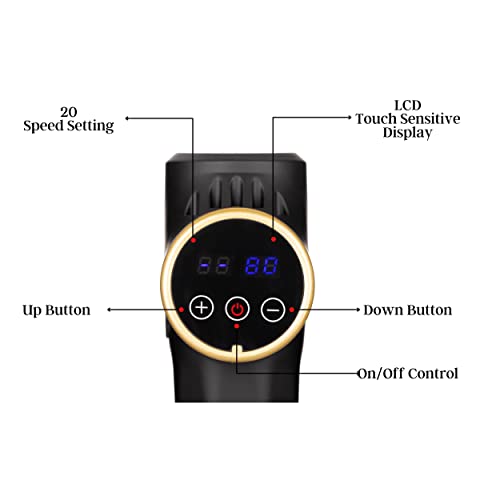 Image of Powerful Deep Tissue Percussion Massage Gun | Portable Body Massager for Pain Relief | Massage Machine | Back & Leg Massager (Enigma)