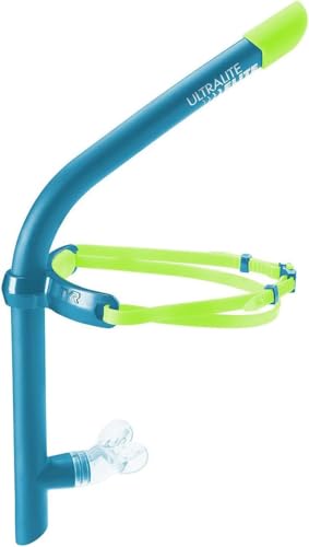 Tubo frontal TYR Ultralite Snorkel Elite con válvula de purga y boquilla cómoda
