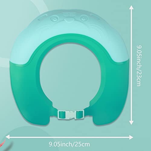 Image of for Baby Shower Cap, Silicone Adjustable Safe Shower Bathing Cap for Baby Kids Children (2pcs)
