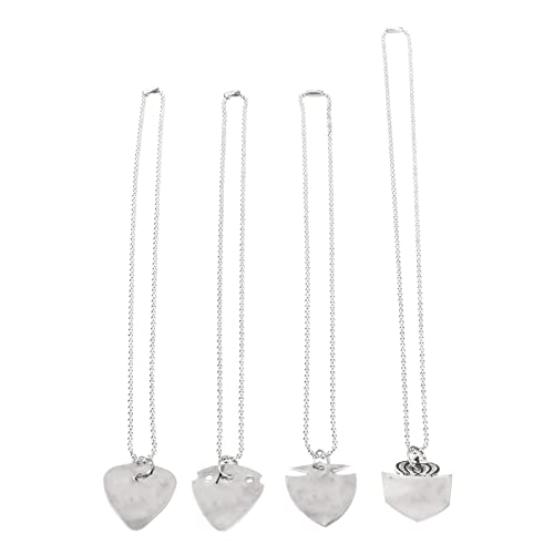 SALALIS Collier de Médiator de Guitare, 4Pcs Collier de Plectre de Guitare en Acier Inoxydable en Alliage d’Aluminium à la Mode 50cm de Circonférence Surface Slick pour l’école - Les Beatles, Paul McCartney, John Lennon, RIngo Starr, George Harrison SALALIS Collier de Médiator de Guitare, 4Pcs Collier de Plectre de Guitare en Acier Inoxydable en Alliage d'Aluminium à la Mode 50cm de Circonférence Surface Slick pour l'école – Image 8